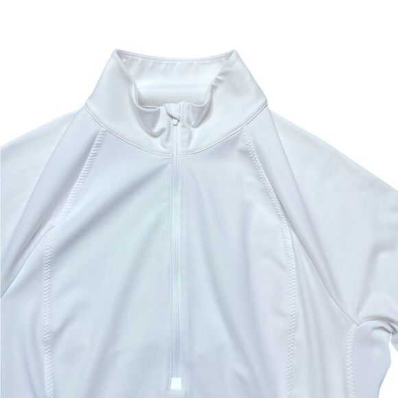 ATHLETA Run Half Zip in Powervita White Size Small - Picture 5 of 10